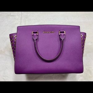 Michael Kors Selma Large Purple